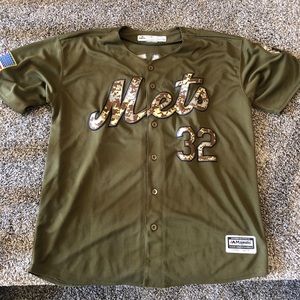 Steven Matz Green Salute to Service Jersey